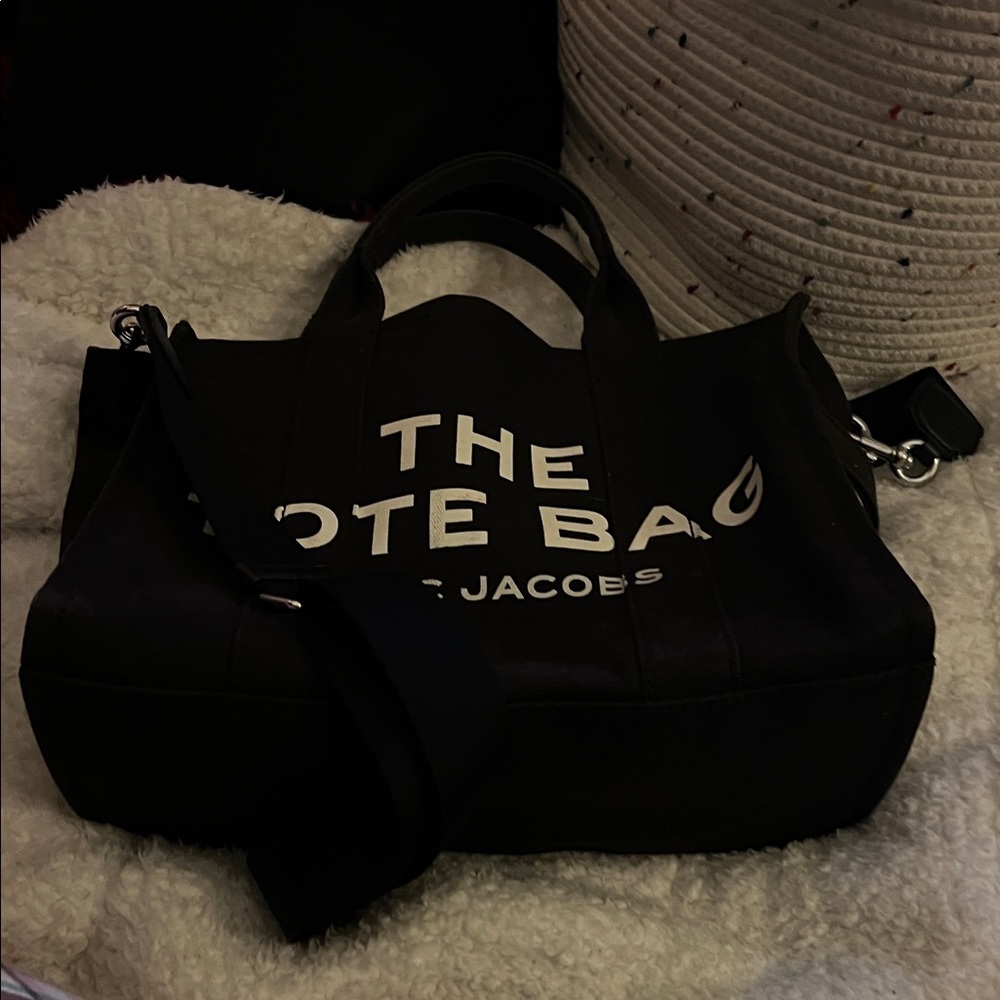 Marc Jacobs Black Canvas Tote
